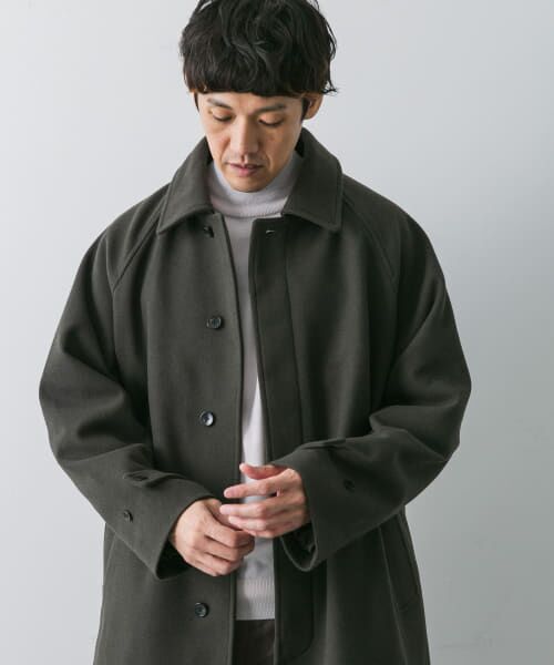 DOORS ニットメルトン パデット バルマカンコート アーバンリサーチ ドアーズ URBAN RESEARCH DOORS ニット