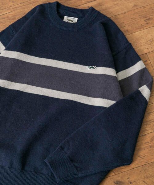 ＊＊URBAN RESEARCH DOORS / アーバンリサーチ ドアーズ ニット・セーター | 『別注』PENNEYS×DOORS　THE FOX ボーダーCNニット（NAVY）