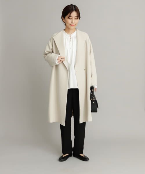 ダブルクロスガウンコート S ライトグレー URBAN RESEARCH DOORS｜ダブルクロスガウンコート | Rakuten