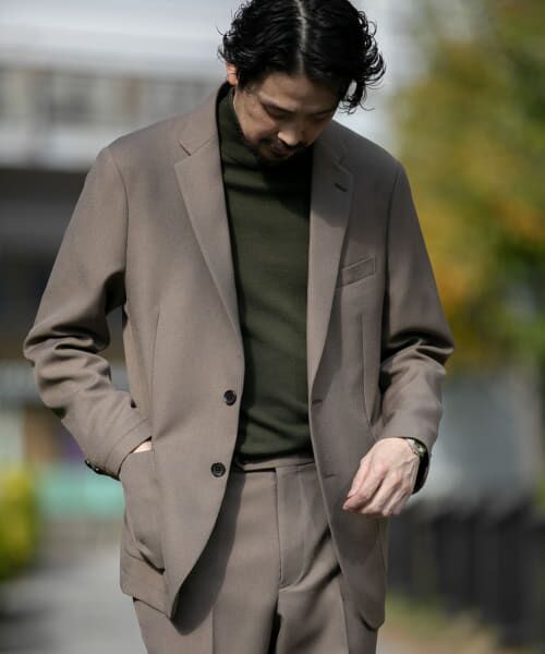 ＊＊URBAN RESEARCH DOORS / アーバンリサーチ ドアーズ その他アウター | 『イージーケア』LIFE STYLE TAILOR　ブラッシュドウールライクコンフォータブルJK（MOCHA）