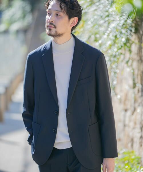 ＊＊URBAN RESEARCH DOORS / アーバンリサーチ ドアーズ その他アウター | 『イージーケア』LIFE STYLE TAILOR　ブラッシュドウールライクコンフォータブルJK（NAVY）