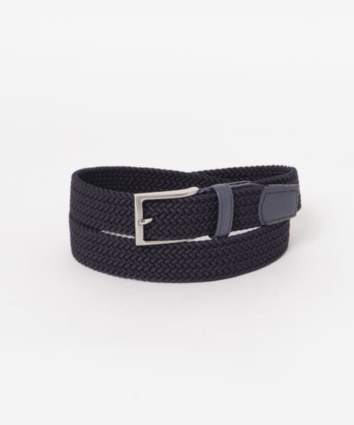 ＊＊URBAN RESEARCH DOORS / アーバンリサーチ ドアーズ ベルト・サスペンダー | LIFE STYLE TAILOR　イタリアンメッシュベルト（NAVY）