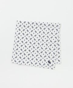 LIFE STYLE TAILOR　ペイズリー柄コットンハンカチ