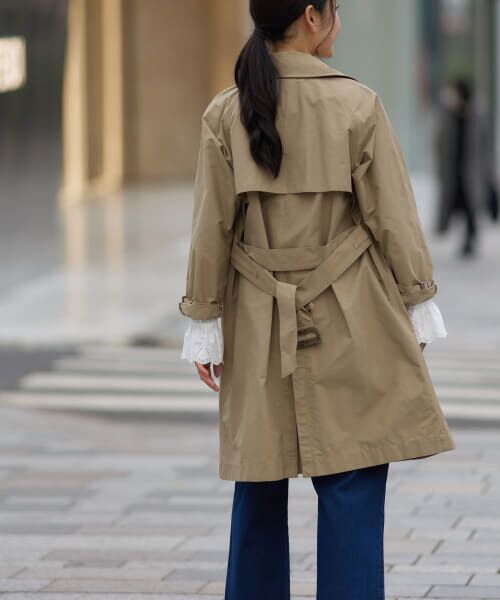 URBAN RESEARCH ネイビー ペルビアントレンチコート アーバンリサーチ ドアーズ URBAN RESEARCH DOORS 【予約