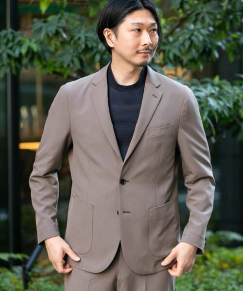 ＊＊URBAN RESEARCH DOORS / アーバンリサーチ ドアーズ テーラードジャケット | 『イージーケア』LIFE STYLE TAILOR　4WAYストレッチコンフォータブルジャケット（MOCHA）
