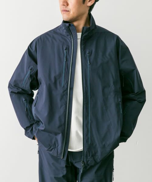 ＊＊URBAN RESEARCH DOORS / アーバンリサーチ ドアーズ ブルゾン | DAIWA LIFESTYLE BASE　SOFT SHELL BLOUSON（NAVY）