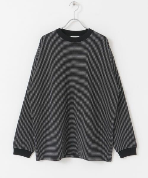 Safarispot ボーダー ロンt size0 Black Safarispot ボーダー ロンt size0 Black