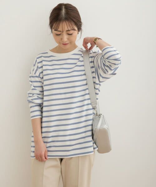 セール】 ボーダーワイドプルオーバー （Tシャツ）｜＊＊URBAN