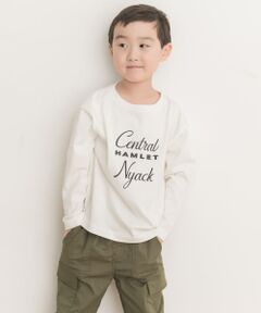 『親子リンク』ロゴプリントロンTシャツ(KIDS)
