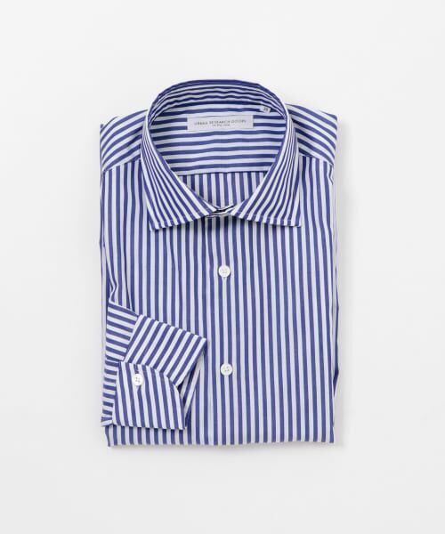 ＊＊URBAN RESEARCH DOORS / アーバンリサーチ ドアーズ シャツ・ブラウス | LIFE STYLE TAILOR　セミワイドストライプシャツ（BLUE-ST）
