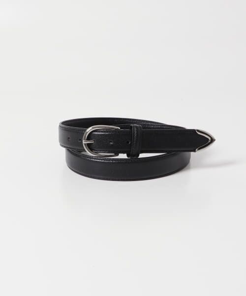 ＊＊URBAN RESEARCH DOORS / アーバンリサーチ ドアーズ ベルト・サスペンダー | LIFE STYLE TAILOR　サフィアーノレザープンターレベルト（BLACK）