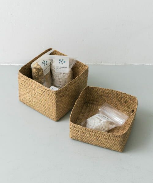 ＊＊URBAN RESEARCH DOORS / アーバンリサーチ ドアーズ インテリア・インテリア雑貨 | 『WEB限定』サイアム　カチュー水草ふた付き四角BOX M（スクエア）