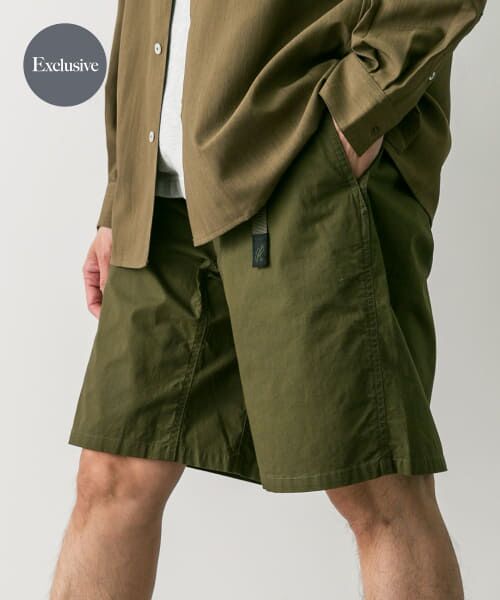 ＊＊URBAN RESEARCH DOORS / アーバンリサーチ ドアーズ ショート・ハーフ・半端丈パンツ | 『別注』Gramicci　STRETCH WEATHER SHORTS（OLIVE）