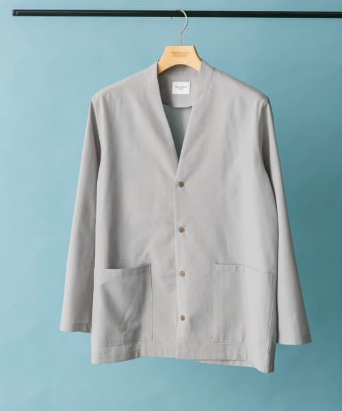 ＊＊URBAN RESEARCH DOORS / アーバンリサーチ ドアーズ その他アウター | 『Sサイズ/WEB限定』『UR TECH DRYLUXE』『イージーケア/速乾』ラペルレスジャケット（L.GRAY）