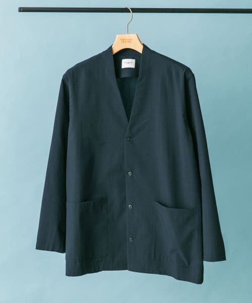 ＊＊URBAN RESEARCH DOORS / アーバンリサーチ ドアーズ その他アウター | 『Sサイズ/WEB限定』『UR TECH DRYLUXE』『イージーケア/速乾』ラペルレスジャケット（NAVY）