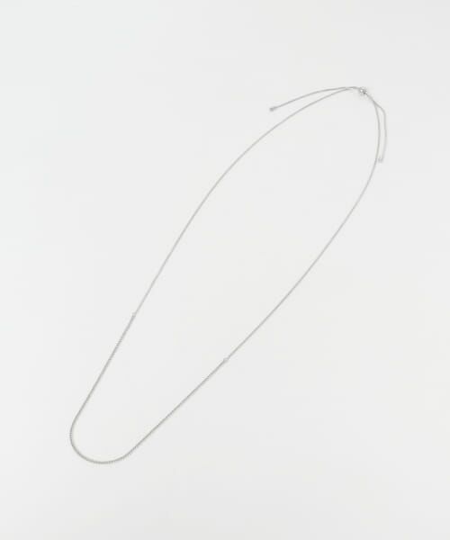 ＊＊URBAN RESEARCH DOORS / アーバンリサーチ ドアーズ ネックレス・ペンダント・チョーカー | 切り替えチェーンネックレス（SILVER）