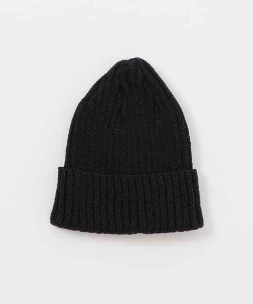 ＊＊URBAN RESEARCH DOORS / アーバンリサーチ ドアーズ ニットキャップ | ストローヤーンニットキャップ（Black）