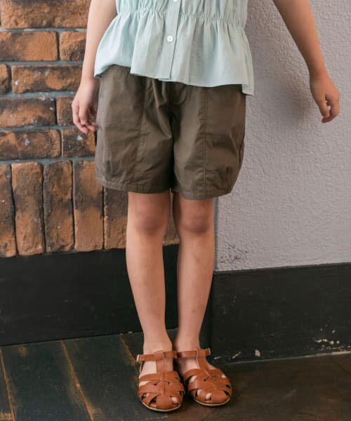 ＊＊URBAN RESEARCH DOORS / アーバンリサーチ ドアーズ パンツ | バルーンショートパンツ(KIDS)（KHAKI）