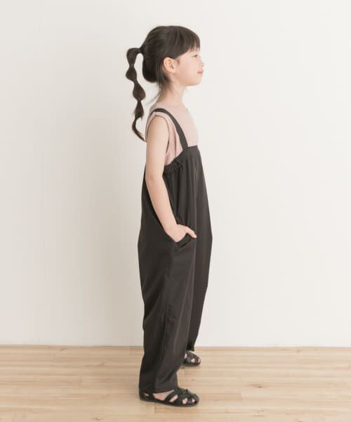 未使用タグ付き 1er Arrondissement ツイルサロペット 36 セール】 『親子リンク』add fabrics撥水サロペット(KIDS
