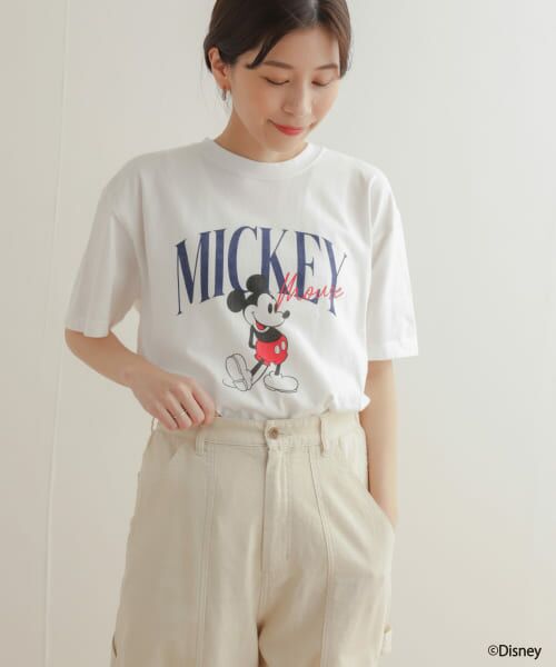 ＊＊URBAN RESEARCH DOORS / アーバンリサーチ ドアーズ Tシャツ | GOOD ROCK SPEED　MICKEY2（white）