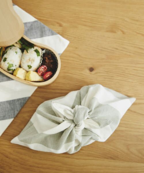 ＊＊URBAN RESEARCH DOORS / アーバンリサーチ ドアーズ キッチンツール | F/style　亀田縞の弁当包み（生成×若草）