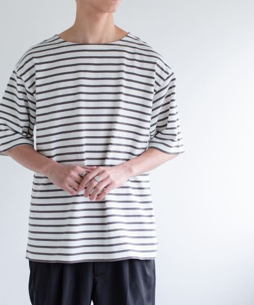 ＊＊URBAN RESEARCH DOORS / アーバンリサーチ ドアーズ Tシャツ | FORK&SPOON　ボートネックボーダーショートスリーブ（OFF×CCL）