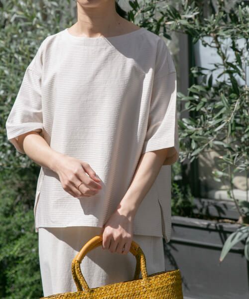 ＊＊URBAN RESEARCH DOORS / アーバンリサーチ ドアーズ シャツ・ブラウス | FORK&SPOON　シャドウラインプルオーバーブラウス（IVORY）