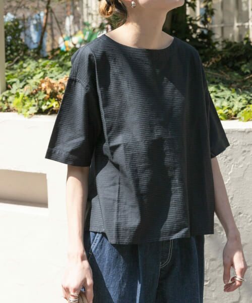 ＊＊URBAN RESEARCH DOORS / アーバンリサーチ ドアーズ シャツ・ブラウス | FORK&SPOON　シャドウラインプルオーバーブラウス（DARKNAVY）