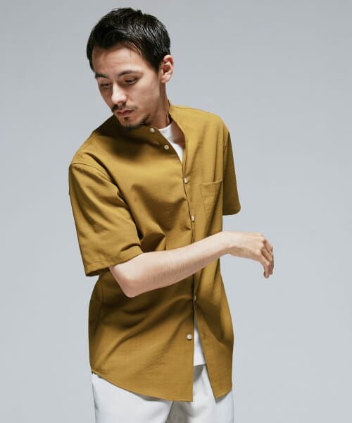 新品タグ付◉ 『UR TECH』バンドカラーシャツ　かぐれ　DOORS 新品タグ付◉ 『UR TECH』バンドカラーシャツ かぐれ DOORS