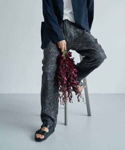 ＊＊URBAN RESEARCH DOORS / アーバンリサーチ ドアーズ その他パンツ | ツイルリネン イージートラウザー（PAISLEY）