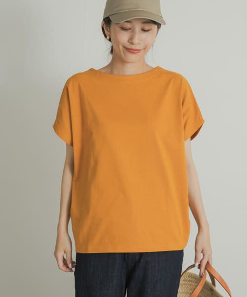 極美品 アーバンリサーチドアーズ スーツ 夏 薄手GUABELLO モヘア 3B セール】袖布帛ドッキングプルオーバー（Tシャツ/カットソー