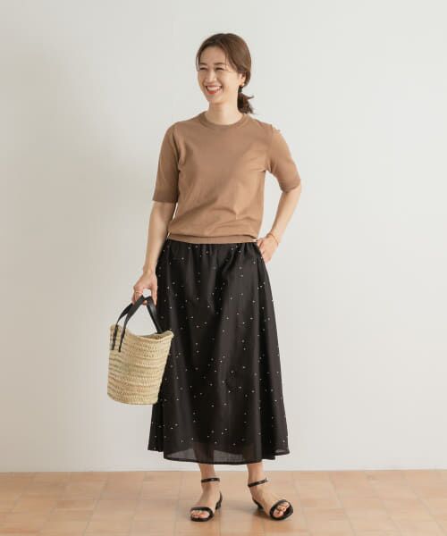 新品タグ付◆ 『UR TECH ひやサラクール』コットンハーフスリーブKNIT URBAN RESEARCH DOORS｜『UR TECH ひやサラクール』コットン
