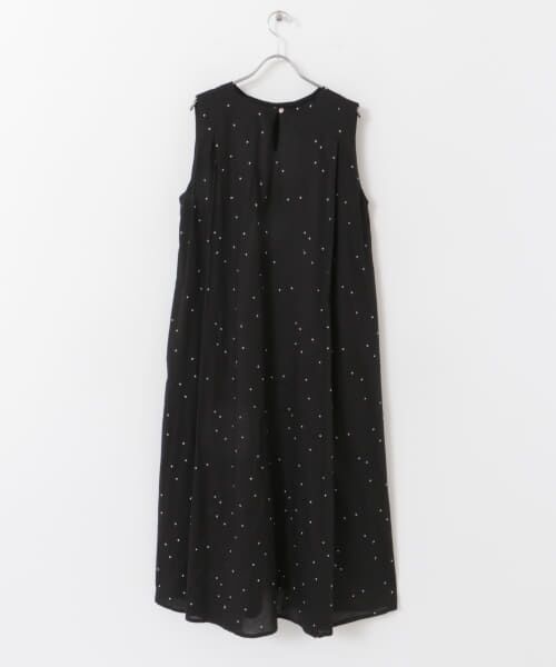 BANANA REPUBLIC　美品♡ドットノスリーブワンピース 黒 サイズ4 BANANA REPUBLIC 美品♡ドットノスリーブワンピース 黒 サイズ4