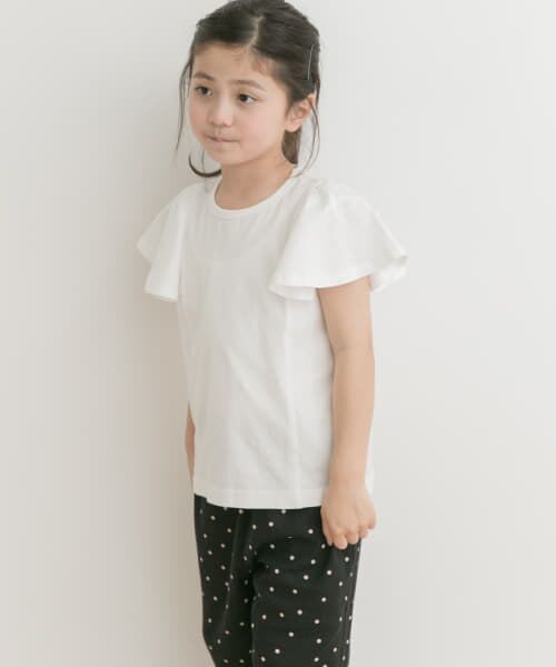 ＊＊URBAN RESEARCH DOORS / アーバンリサーチ ドアーズ トップス | フレアショートスリーブTシャツ(KIDS)（OFF）