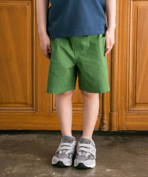 ＊＊URBAN RESEARCH DOORS / アーバンリサーチ ドアーズ パンツ | リップストップショーツ(KIDS)（KHAKI）