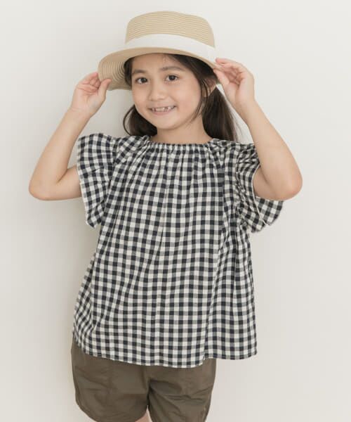 セール】 ポリブレードカンカン帽(KIDS) （服飾雑貨