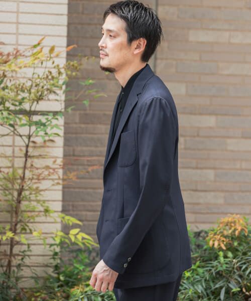 h*1様 LIFE STYLE TAILOR シアサッカー イージージャケット セール】 『吸水速乾』『イージーケア』LIFE STYLE TAILOR シア
