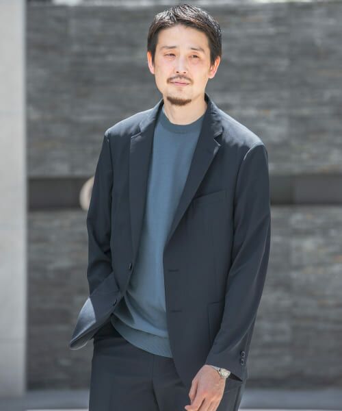 ＊＊URBAN RESEARCH DOORS / アーバンリサーチ ドアーズ テーラードジャケット | 『イージーケア』LIFE STYLE TAILOR　4WAYストレッチライトコンフォータブルJK（NAVY）