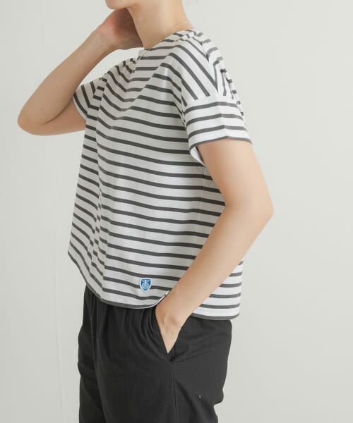 セール】 『一部別注カラー』ORCIVAL BOATNECK SHORT-SLEEVE