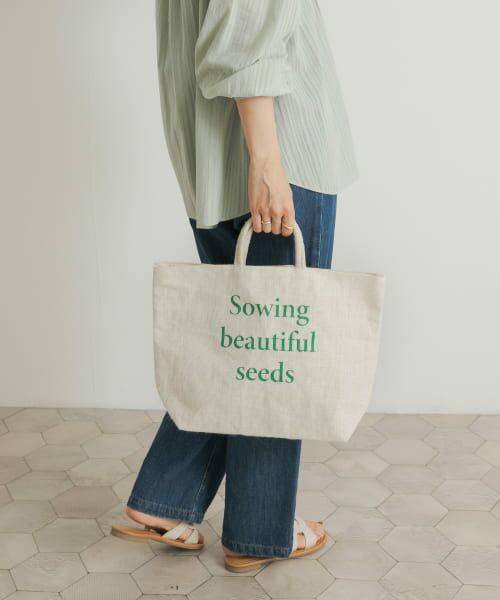 ＊＊URBAN RESEARCH DOORS / アーバンリサーチ ドアーズ トートバッグ | beej　market bag（WHITE）