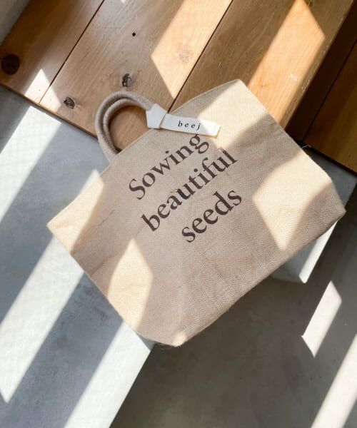 ＊＊URBAN RESEARCH DOORS / アーバンリサーチ ドアーズ トートバッグ | beej　market bag（BEIGE）