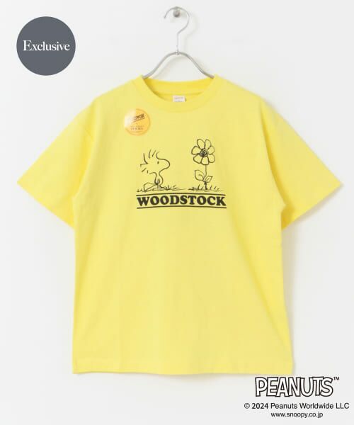 ＊＊URBAN RESEARCH DOORS / アーバンリサーチ ドアーズ Tシャツ | 『別注』Sports Wear×DOORS　PEANUTS Tシャツ（YELLOW）