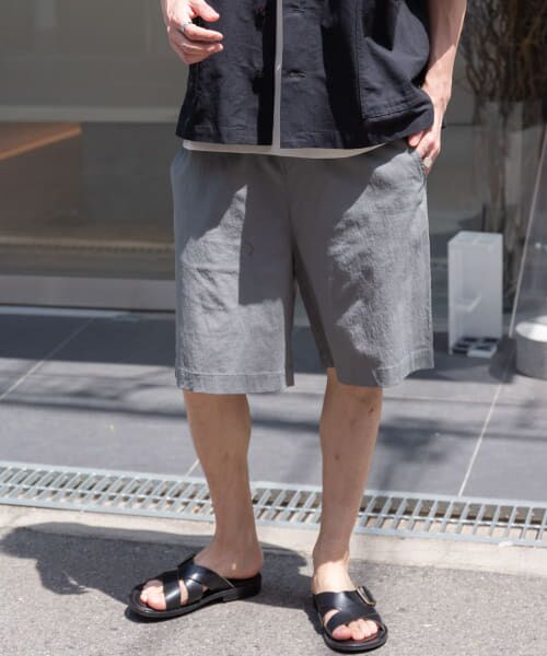 ＊＊URBAN RESEARCH DOORS / アーバンリサーチ ドアーズ ショート・ハーフ・半端丈パンツ | FORK&SPOON　撥水イージーショートパンツ（STEEL）