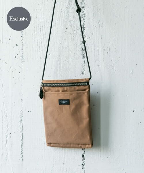 ＊＊URBAN RESEARCH DOORS / アーバンリサーチ ドアーズ バッグ | 『別注』STANDARD SUPPLY×DOORS　SLING PURSE M/L（MOCHA）