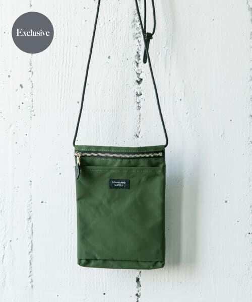 ＊＊URBAN RESEARCH DOORS / アーバンリサーチ ドアーズ バッグ | 『別注』STANDARD SUPPLY×DOORS　SLING PURSE M/L（GREEN）
