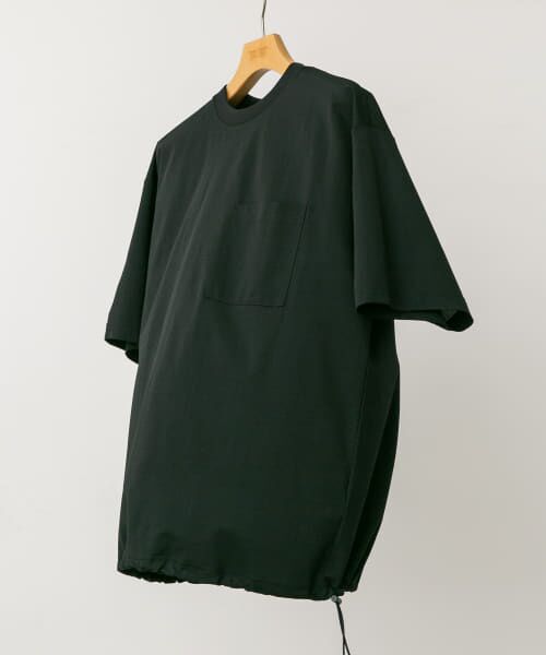 ＊＊URBAN RESEARCH DOORS / アーバンリサーチ ドアーズ Tシャツ | 『吸水速乾/イージーケア/接触冷感』クイックドライ ワッフルメッシュ Tシャツ（BLACK）