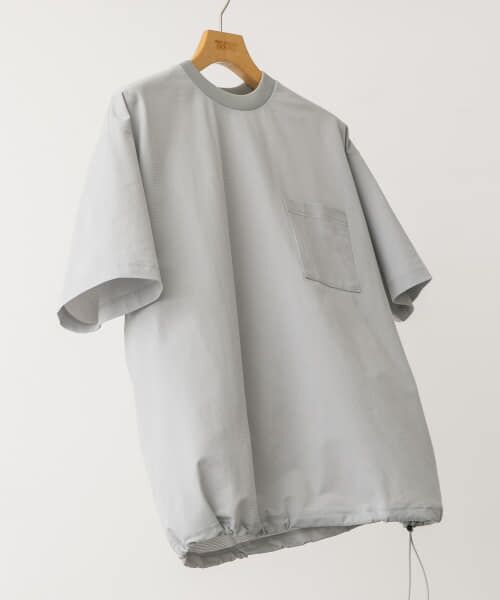 ＊＊URBAN RESEARCH DOORS / アーバンリサーチ ドアーズ Tシャツ | 『吸水速乾/イージーケア/接触冷感』クイックドライ ワッフルメッシュ Tシャツ（L.GRAY）