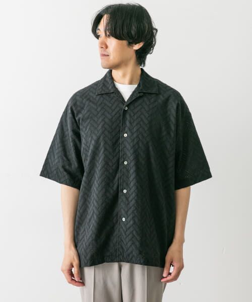 Cav Emptモノクロアート ショートスリーブシャツ Cav Emptモノクロアート ショートスリーブシャツ C.E / シーイー