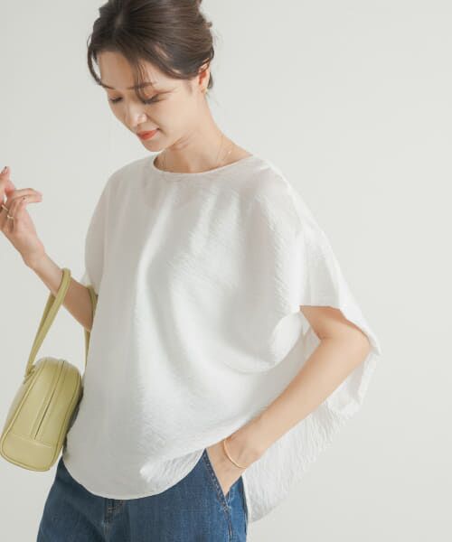 タグ付新品　アーバンリサーチドアーズ　コクーンシルエットブラウス　ピンク タグ付新品 アーバンリサーチドアーズ コクーンシルエット