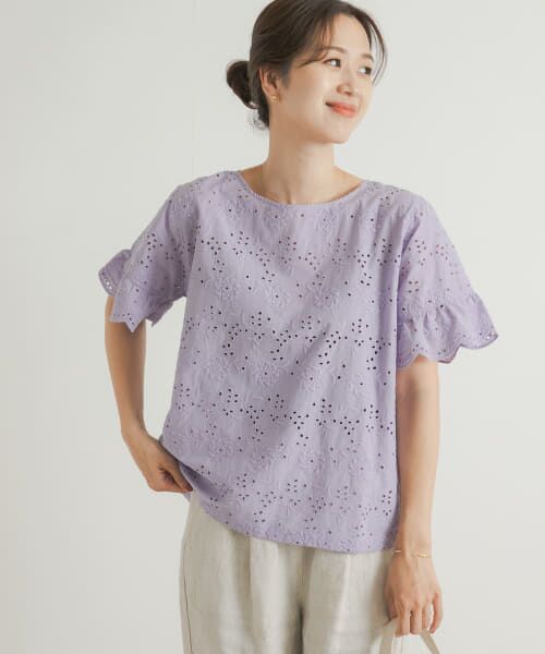 セール】 アイレットレースブラウス （シャツ・ブラウス）｜＊＊URBAN